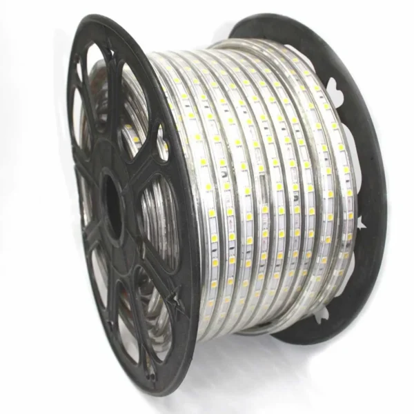 50m 230VAC LED strips varm hvid 4000K