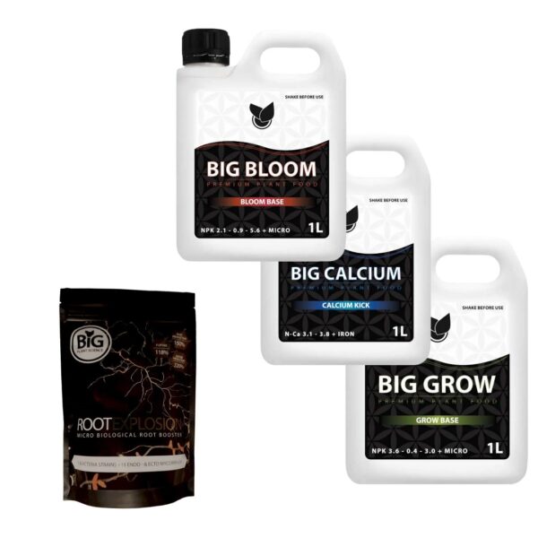 Big Plant Science Gødning Forårs tilbud Grow,Calcium,bloom + Roots