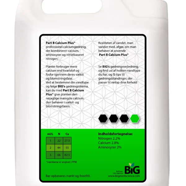 BioPower B Calcium Plus plantetilskud 5L bag