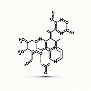 DALL·E 2024 01 30 11.41.13 A basic skeletal chemical structure of sulforaphane presented in a simple clean and minimalist style with a white background. The image should be i