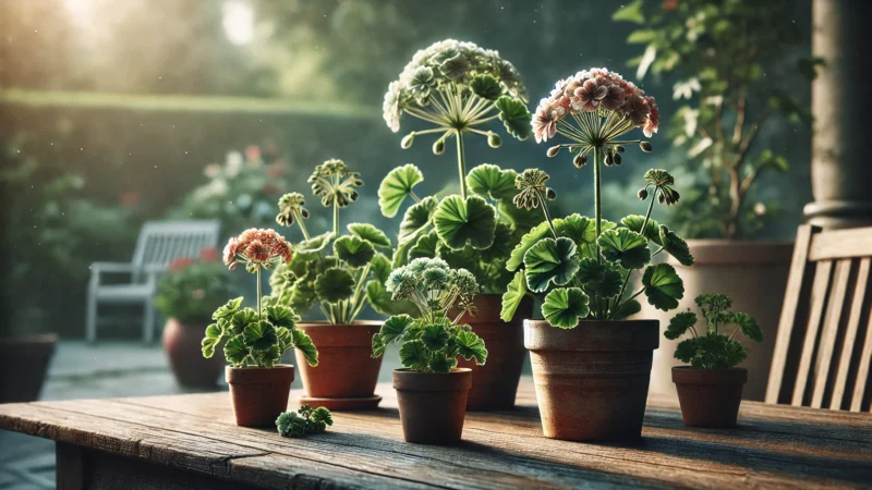 pelargonier om vinteren