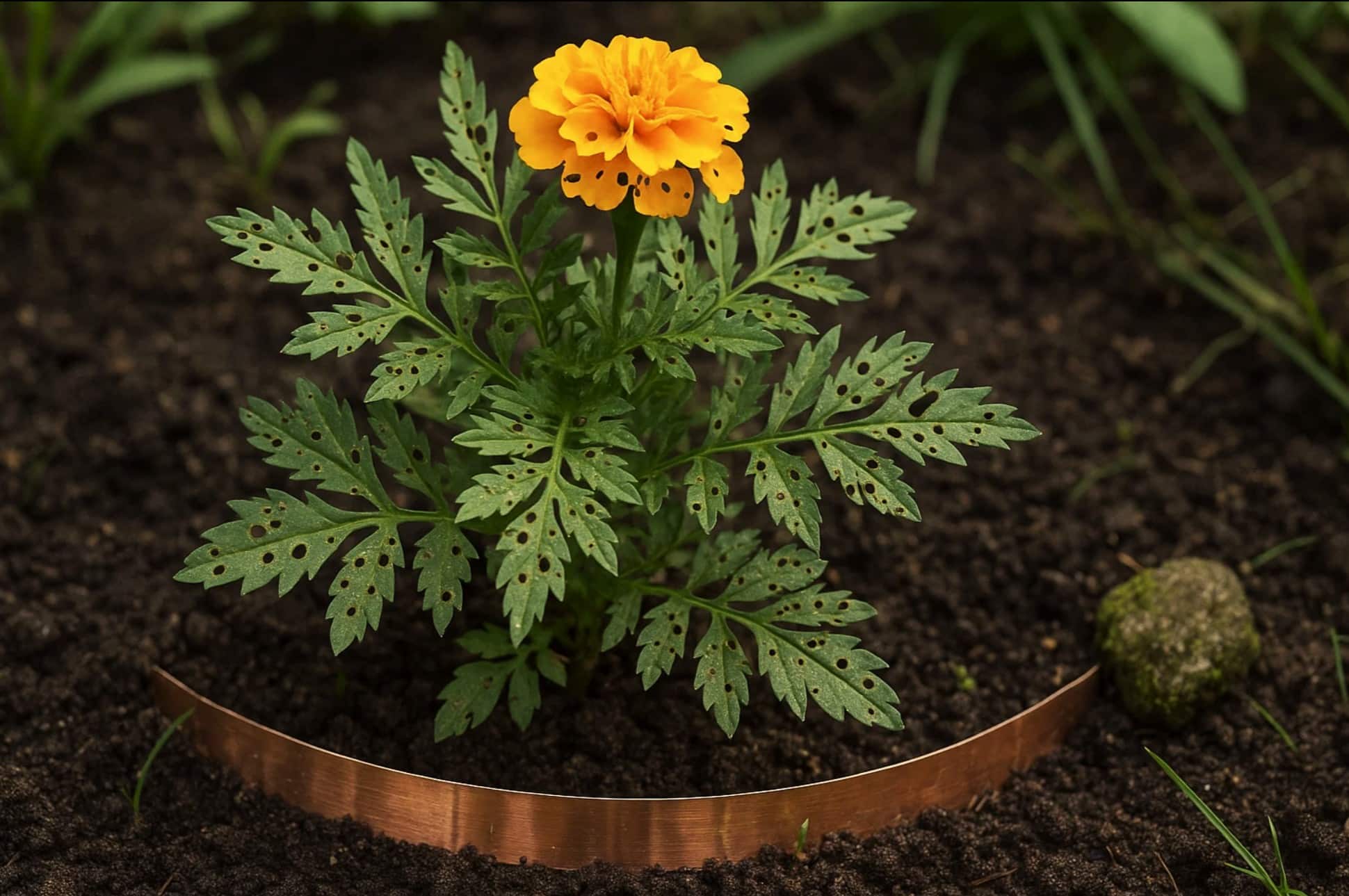 Tagetes – Enkel blomma att odla 14 Ringblommor med tecken på skadedjursangrepp och skydd mot sniglar och insekter.