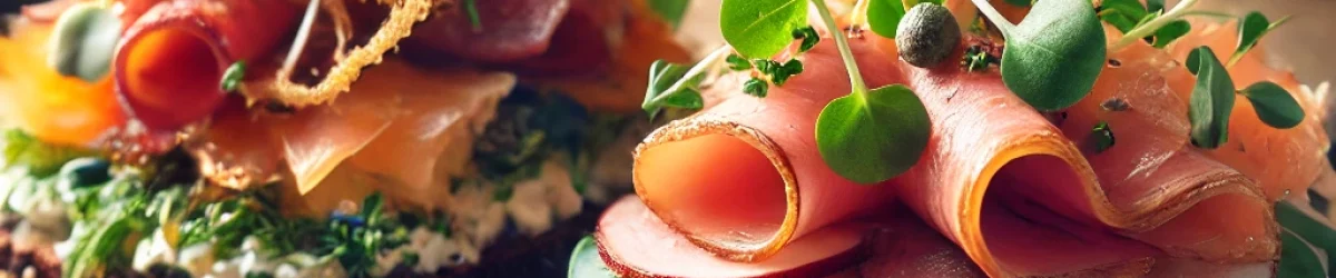 Mikrogrønt på smørrebrød